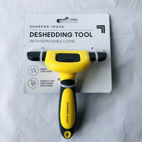 Dog Sharper Image  Deshedding Tool  with Removable Comb - Picture 1 of 2